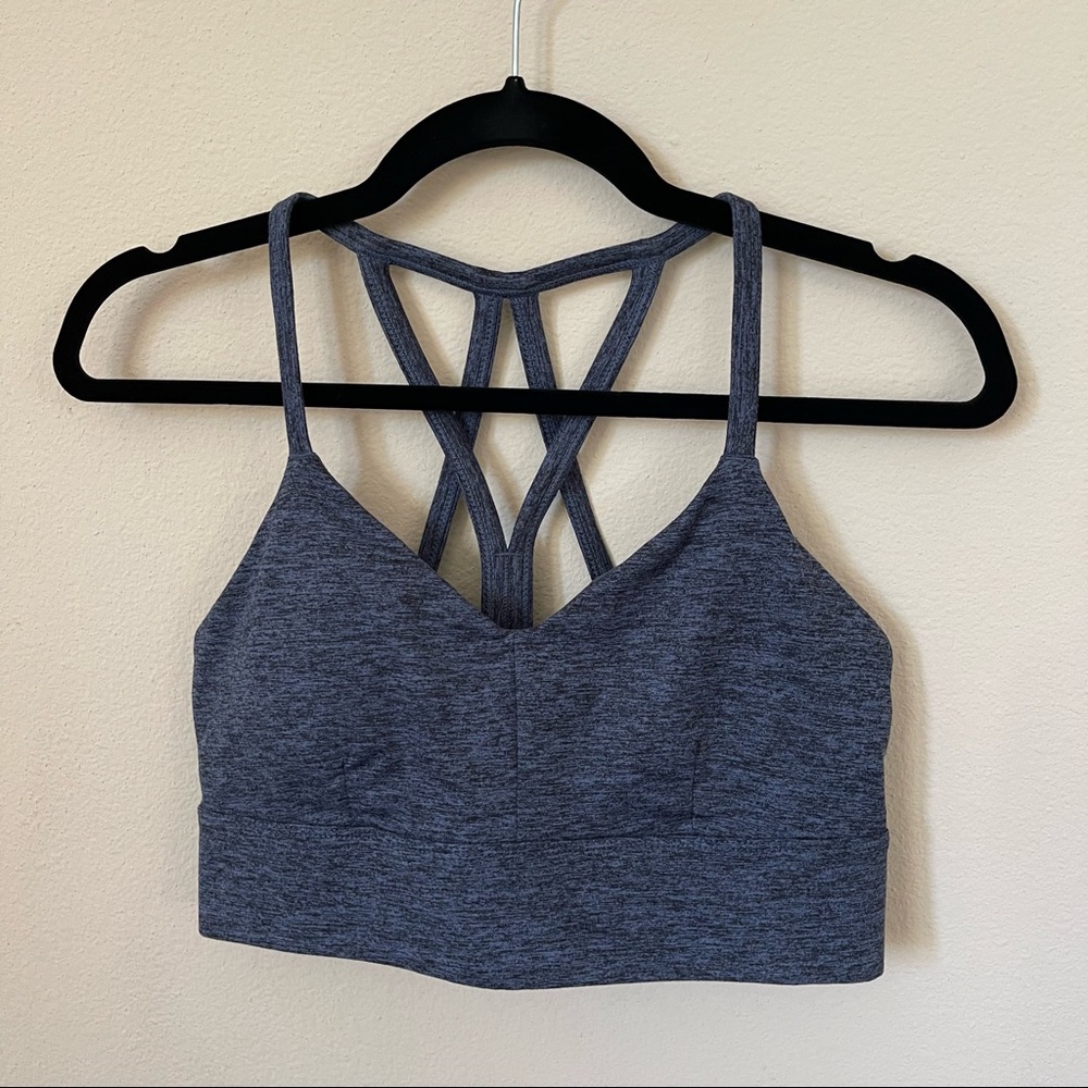 JoyLab Heathered Blue Sports Bra